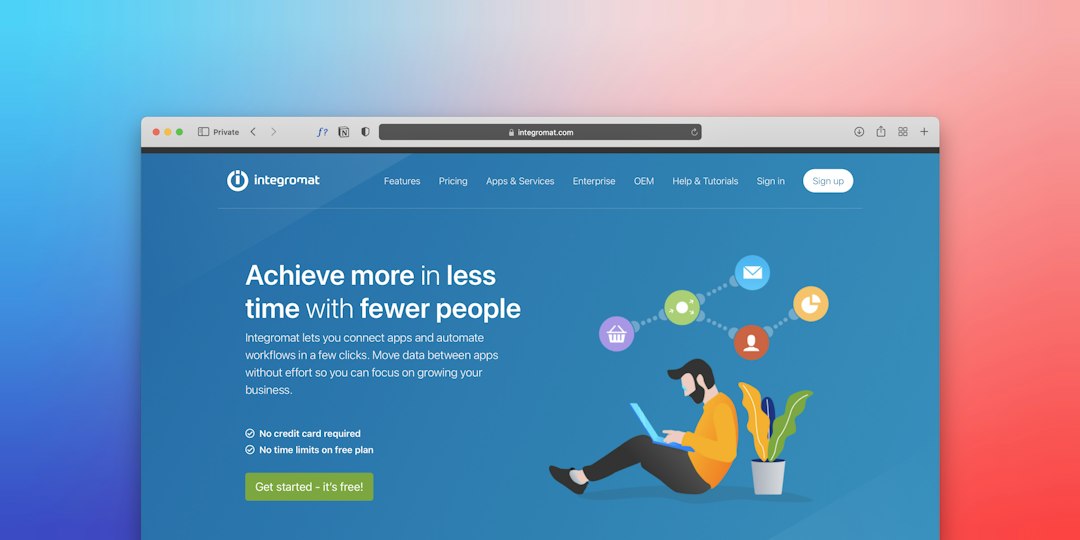 Referral landing page
